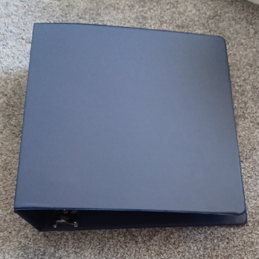 3" Blue Office Binder